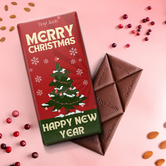 TinyGlads Christmas Celebration Gift Hamper | Chocolate Bar & Gourmet Treats