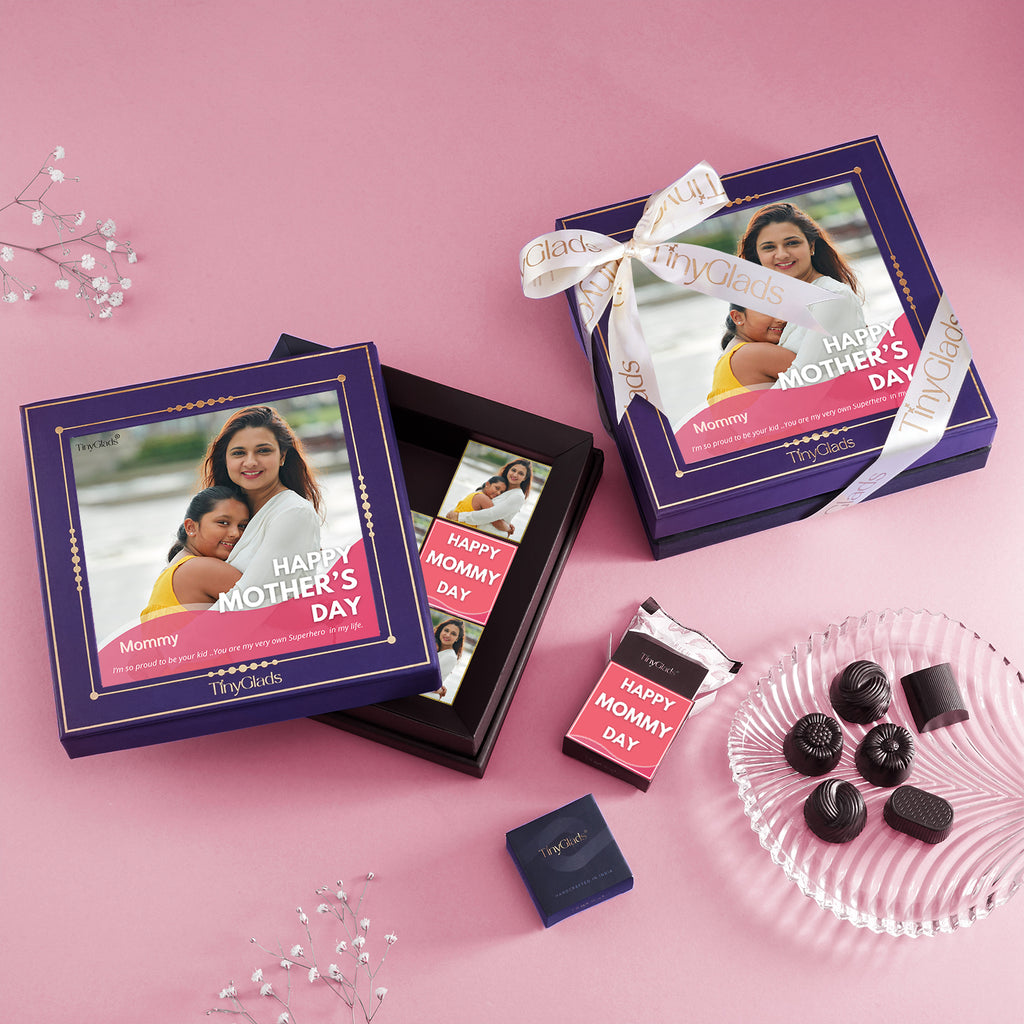Personalised Mother’s Day Photo Chocolate Box | 9 Pcs Gift