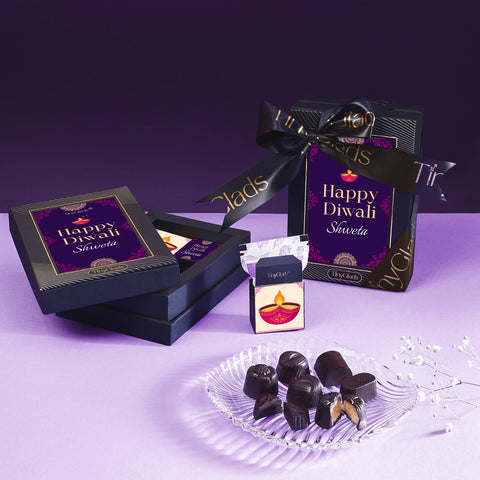 Diwali Delight Chocolate Box with 6 Premium Truffles