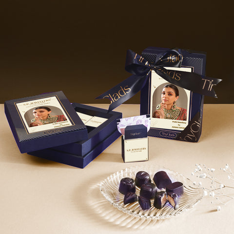 Customized Corporate Chocolate Gift Box with Logo & Photo | 6 Pcs Truffles