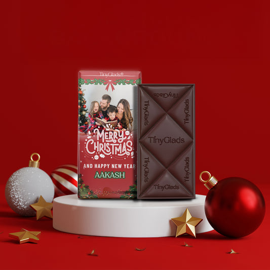 TinyGlads Family Memories Chocolate Bar | Personalized | 80g