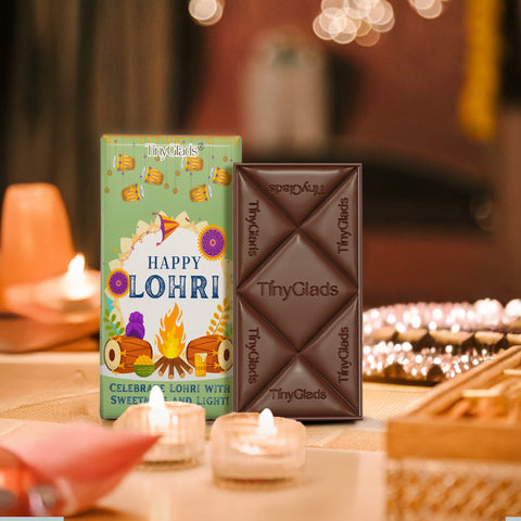 TinyGlads Harvest Bliss Lohri Chocolate Bar | 80g