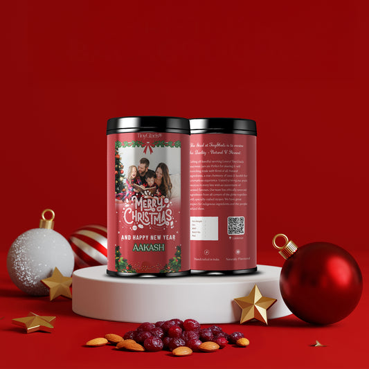 TinyGlads Family Moments Chocolate Jar | Personalized Christmas Gift | 250g