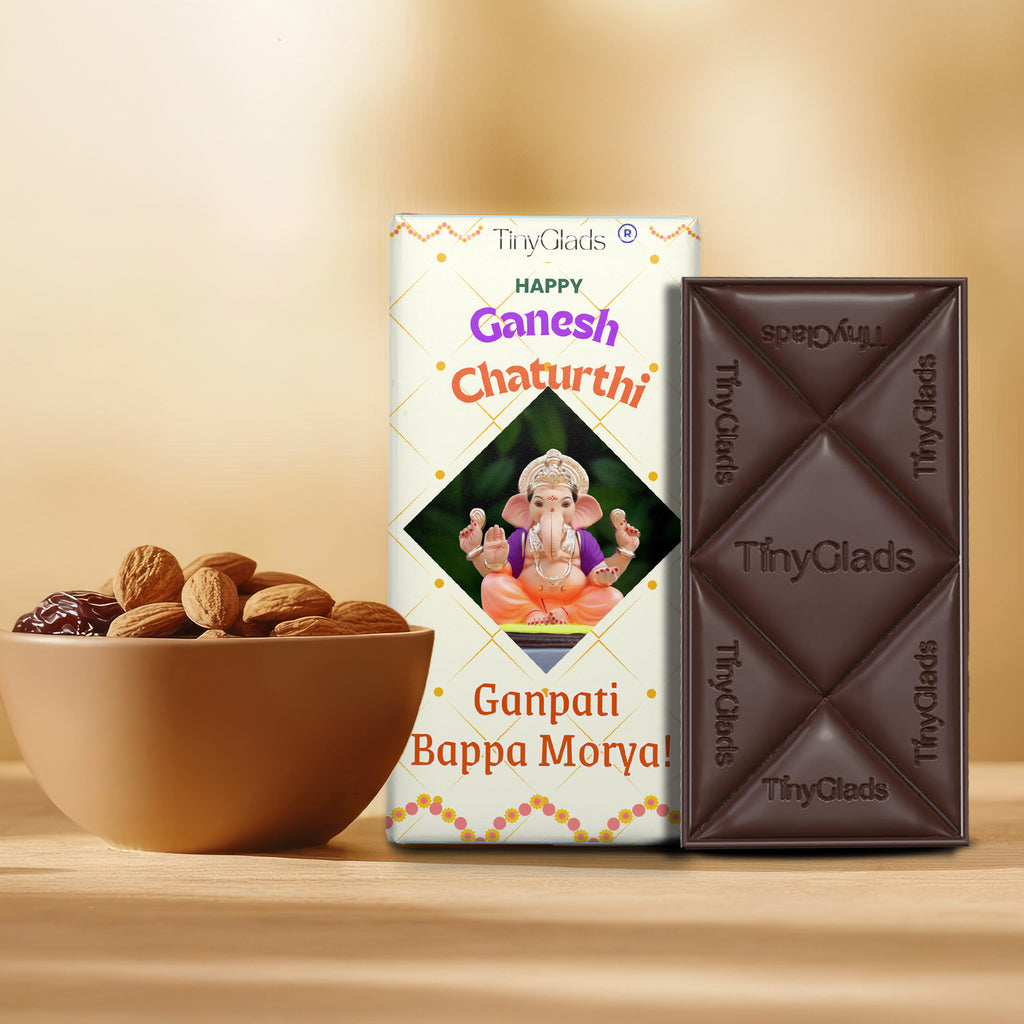 Divine Ganesh Chaturthi Chocolate Bar | Premium Festive Gift