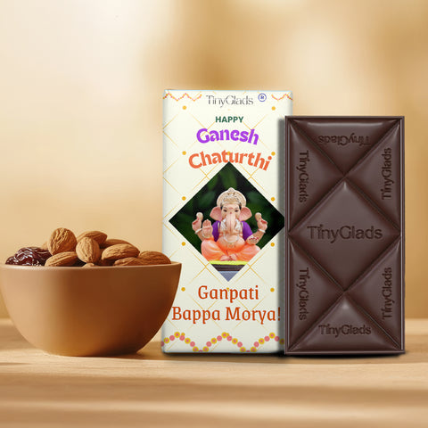Divine Ganesh Chaturthi Chocolate Bar | Premium Festive Gift
