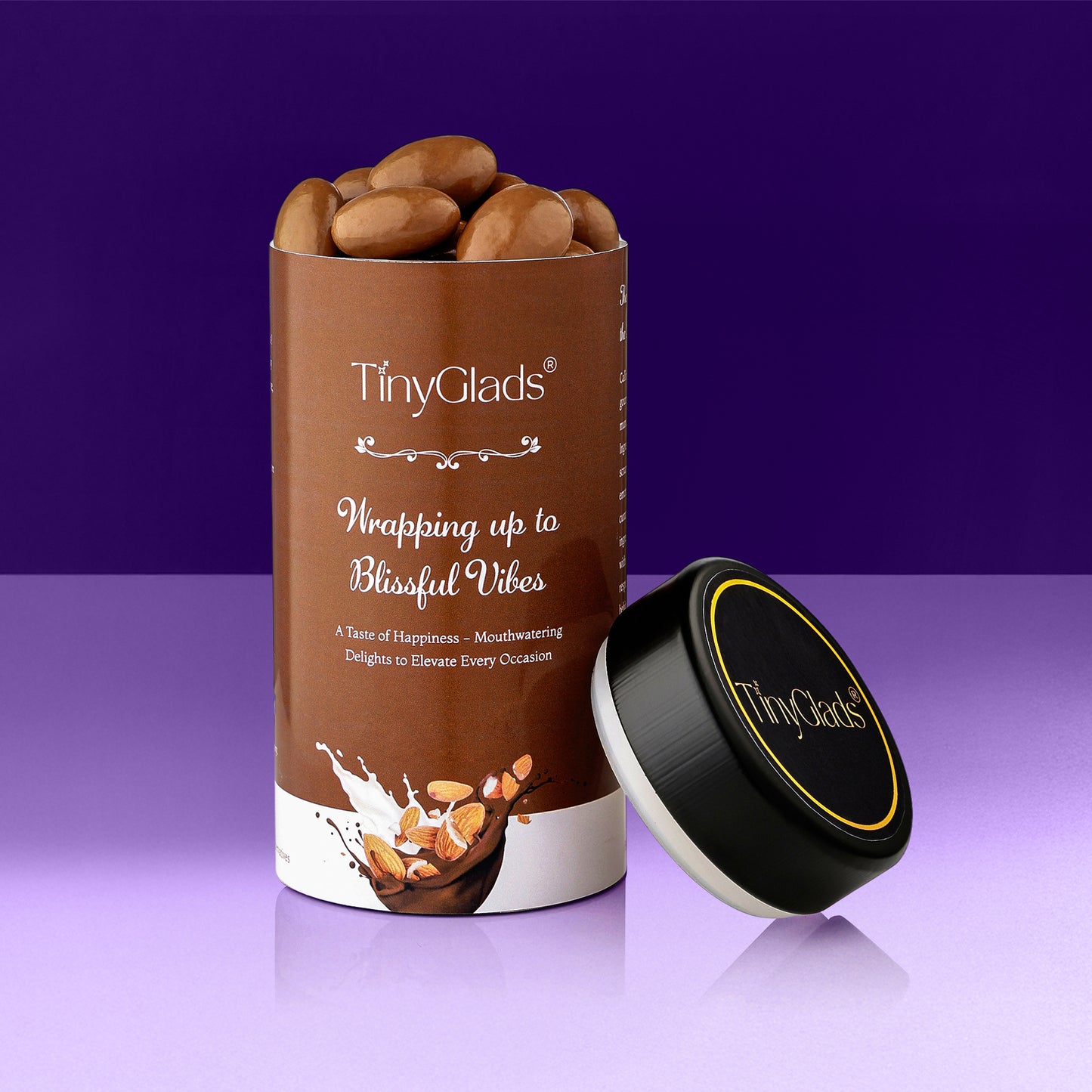 Organic Diwali Gift Box – 3 Chocolate Truffle Jars