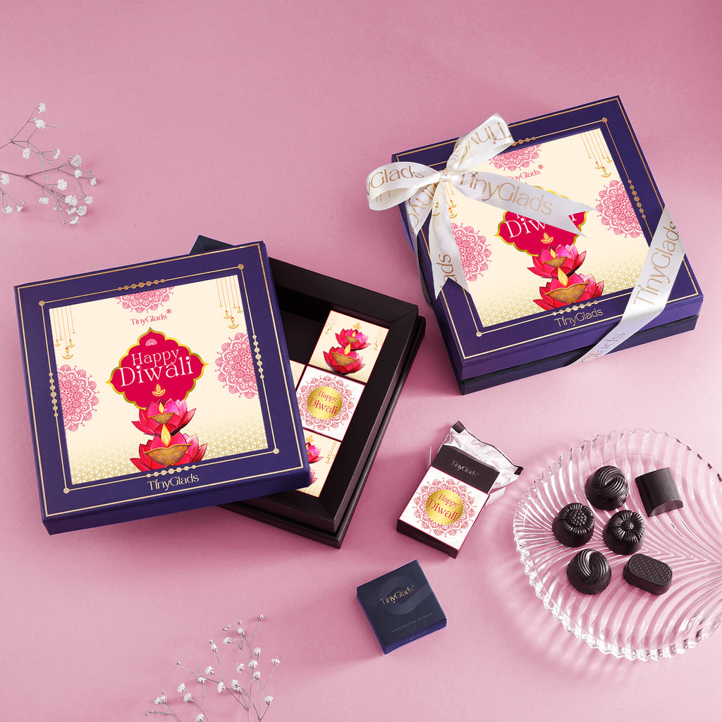 Diwali Photo Frame Chocolate Gift Box – 9 Premium Truffles