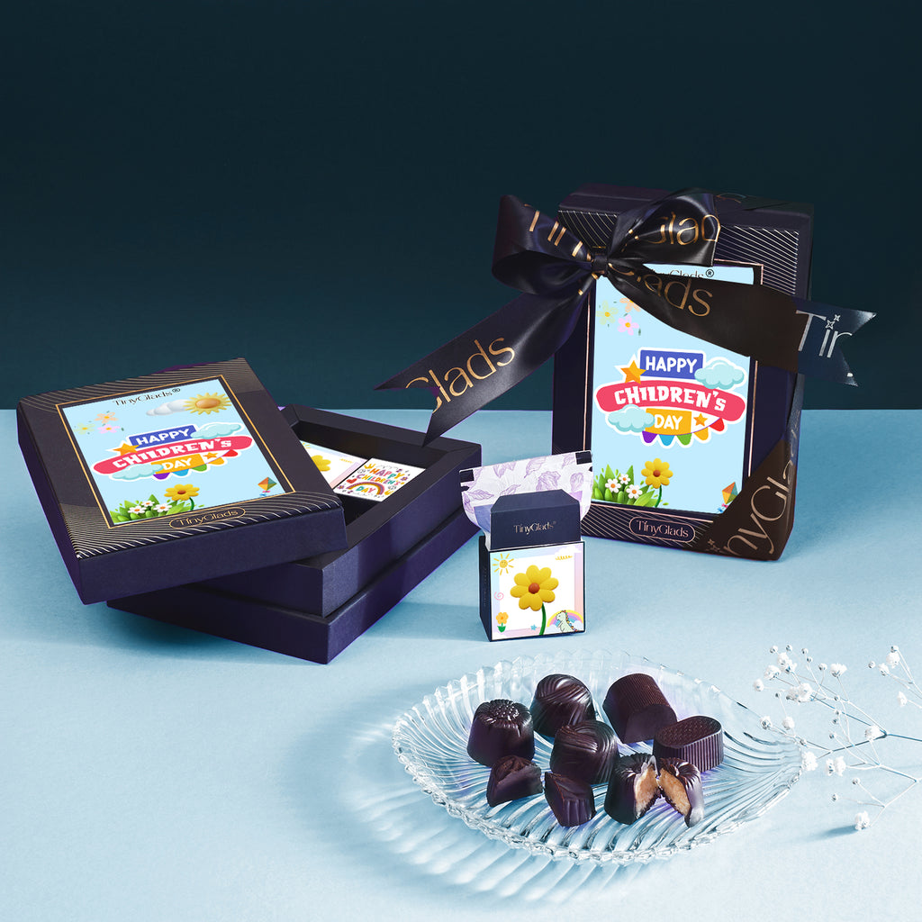 TinyGlads Children's Day Chocolate Gift Box | 6 Gourmet Truffles