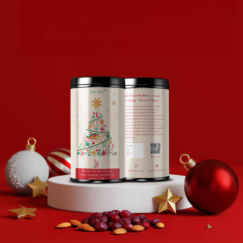 TinyGlads New Year Blessings Chocolate Jar | Festive Gift Collection | 250g