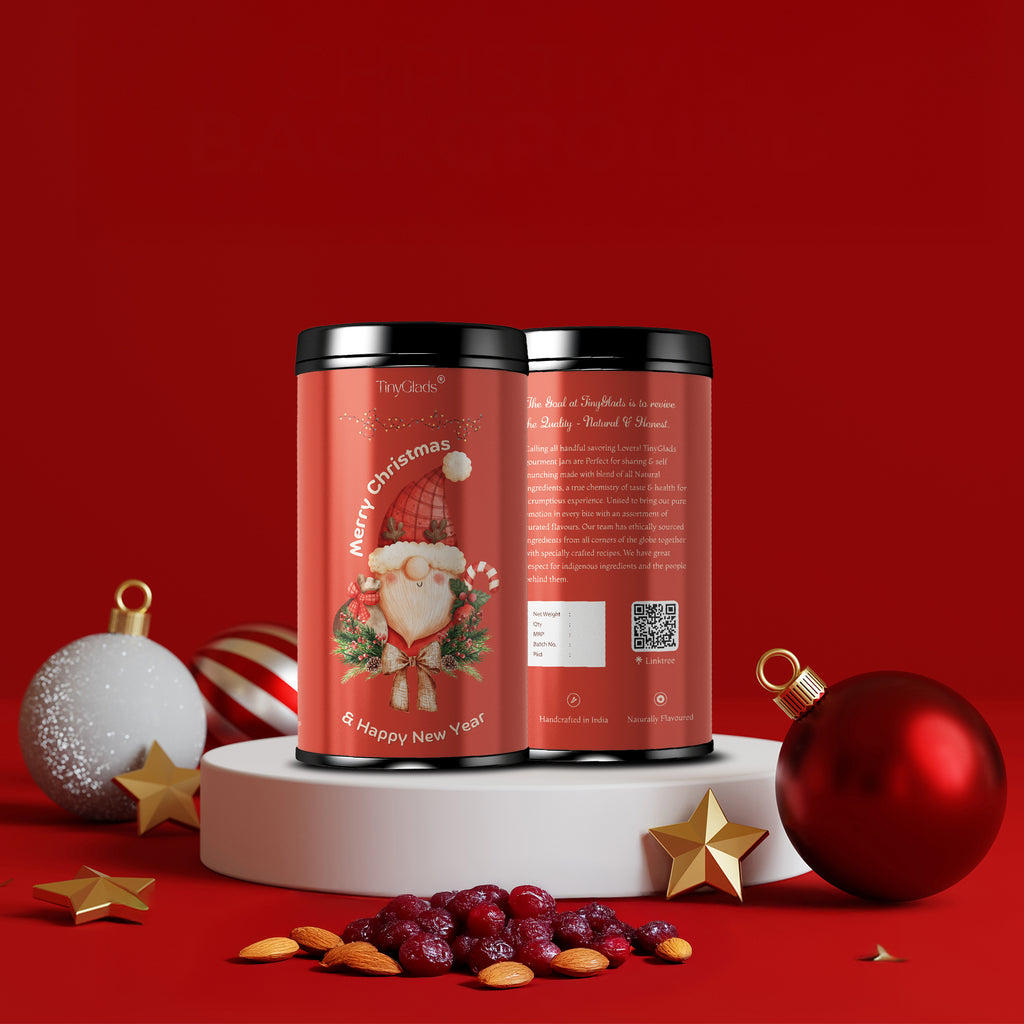 TinyGlads Christmas Gnome Chocolate Jar | Holiday Gift Collection | 250g