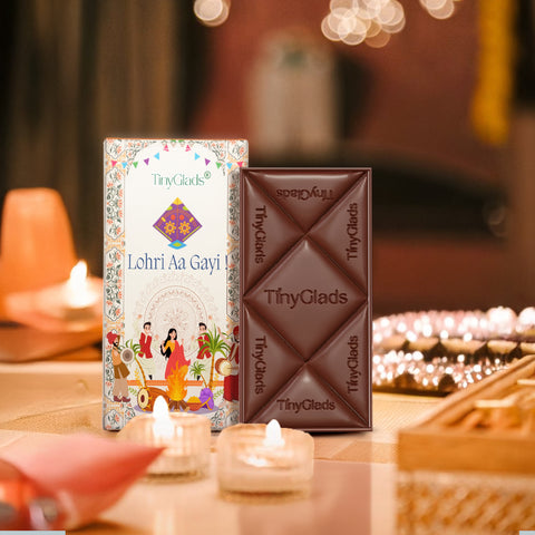 TinyGlads Lohri Aa Gayi Chocolate Bar | 80g