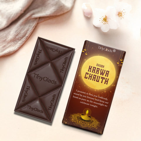 Shubh Karwa Chauth Premium Chocolate Bar