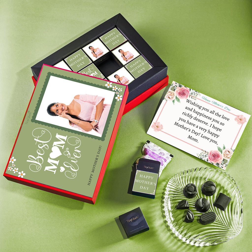 Mother’s Day Custom Celebration Box | 9 Truffles with Message Card