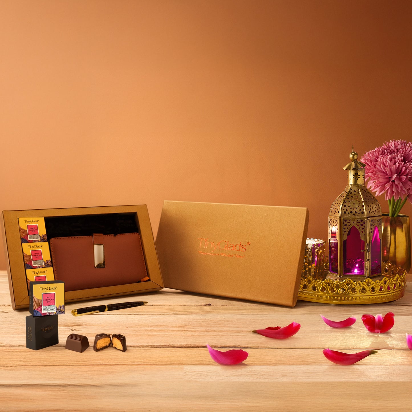 Corporate Gift Box – Premium Diary, Pen & 3 Chocolate Truffles