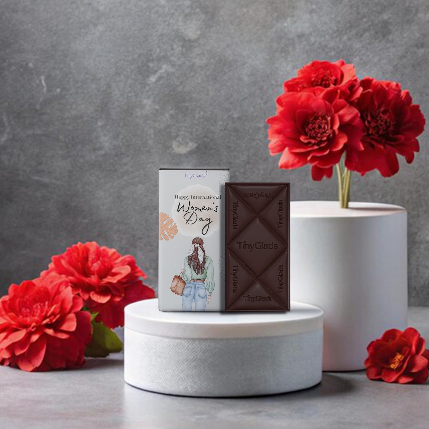 TinyGlads Women's Day Celebration Chocolate Bar | 80g