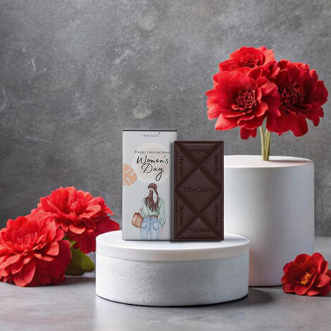 TinyGlads Women's Day Celebration Chocolate Bar | 80g