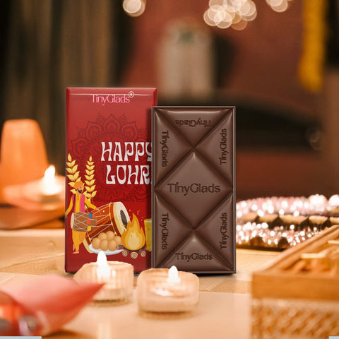 TinyGlads Lohri Moments Chocolate Bar | 80g