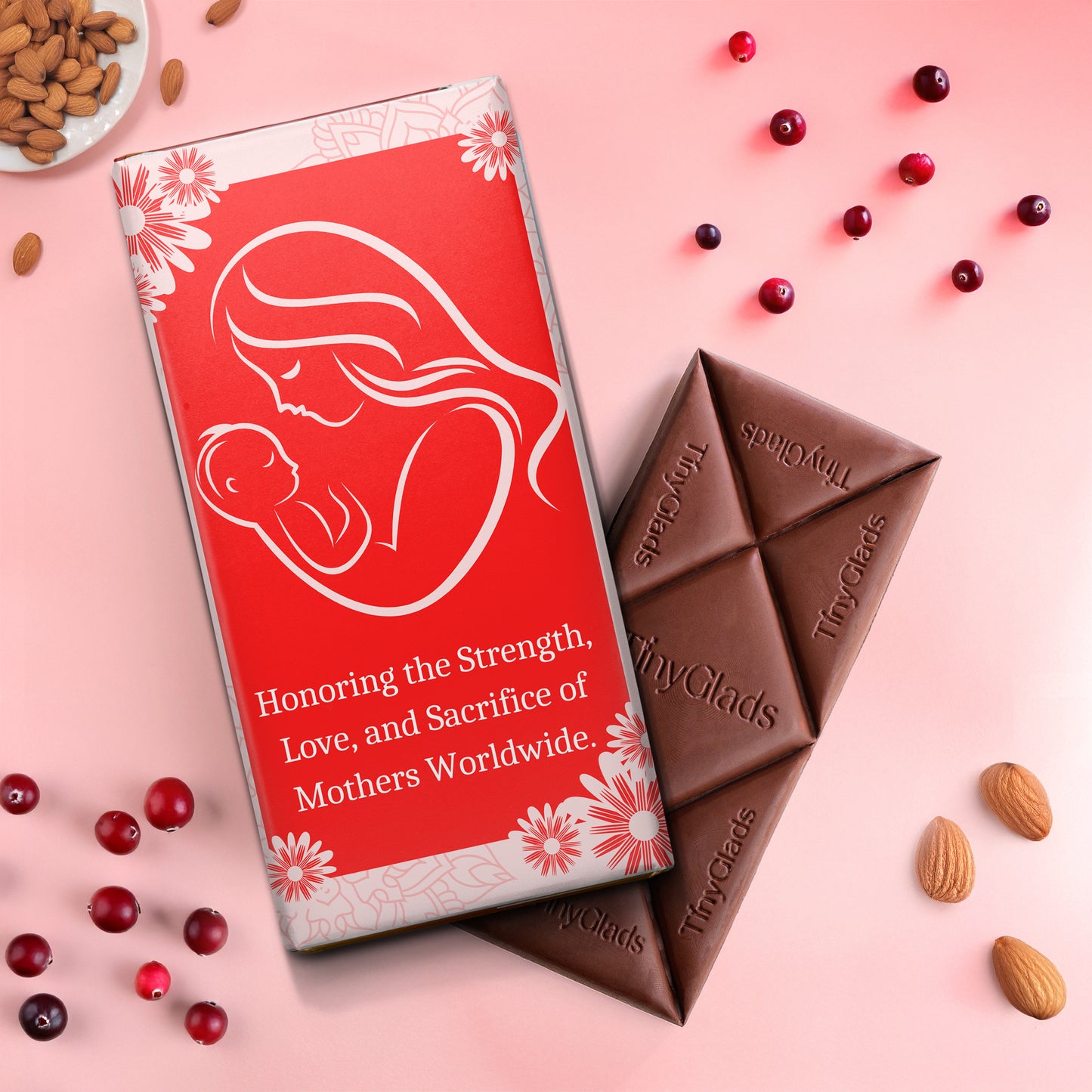 Mother’s Day Chocolate Gift Box | 3 Flavoured Chocolate Bars with Message Card