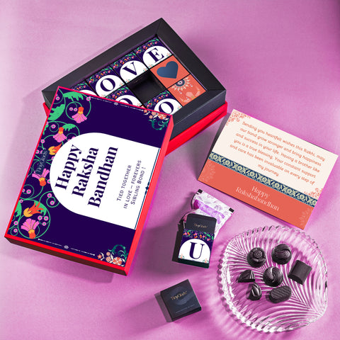 Premium Rakhi Gift Box with Chocolates