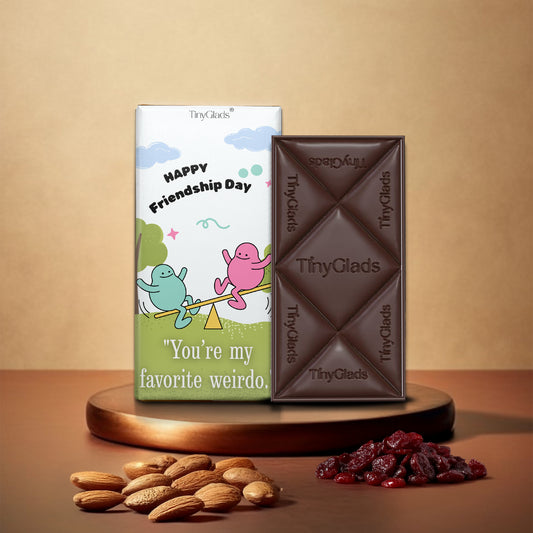 You're My Favourite Weirdo Chocolate Bar | Almond & Cranberry