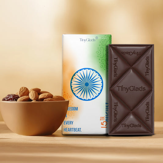 Independence Day Premium Chocolate Bar | Almond & Cranberry Delight