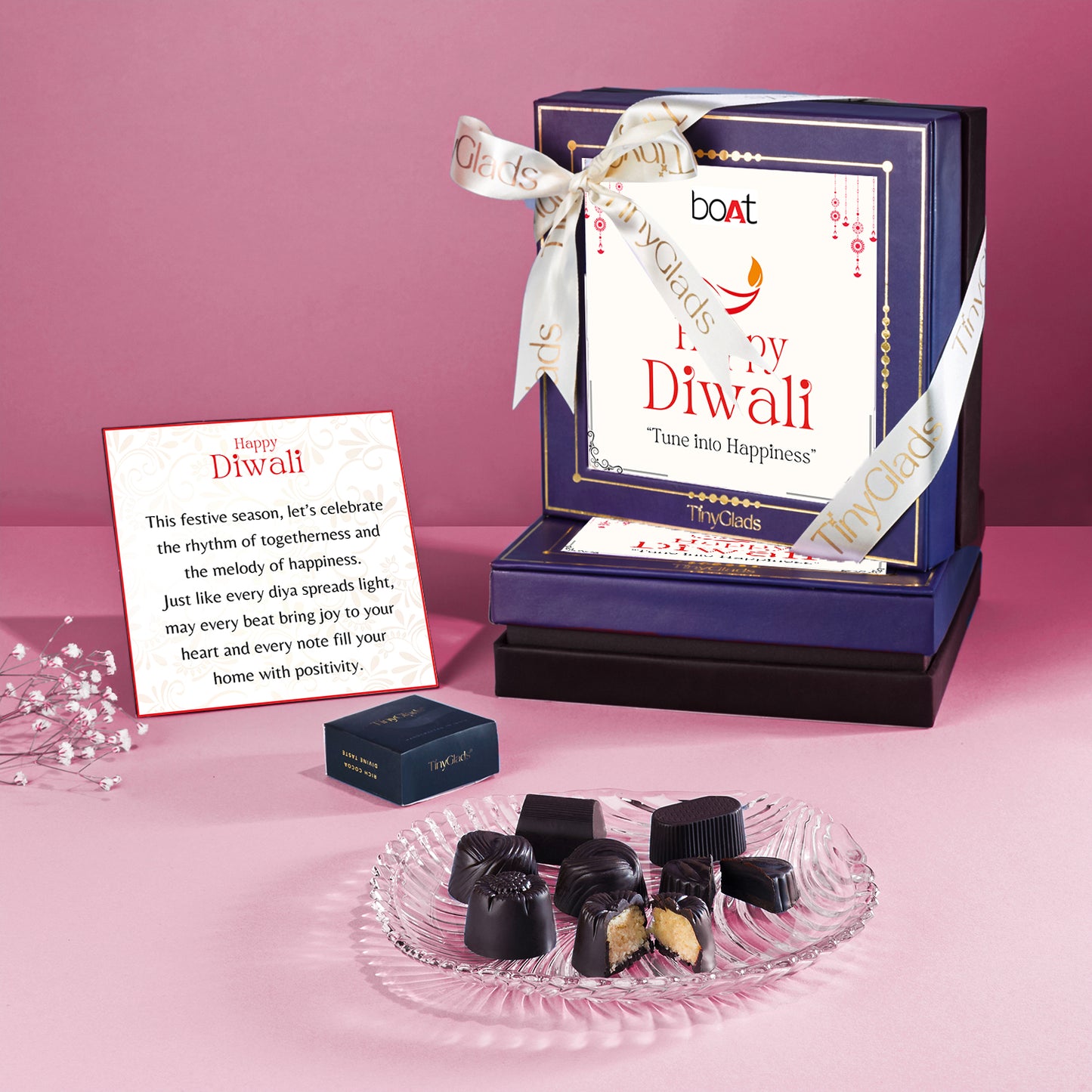 Corporate Diwali Chocolate Gift Box – 9 Premium Truffles