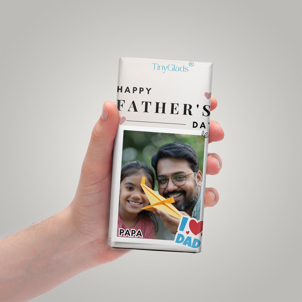 Customised Father’s Day Chocolate Bar for Dad