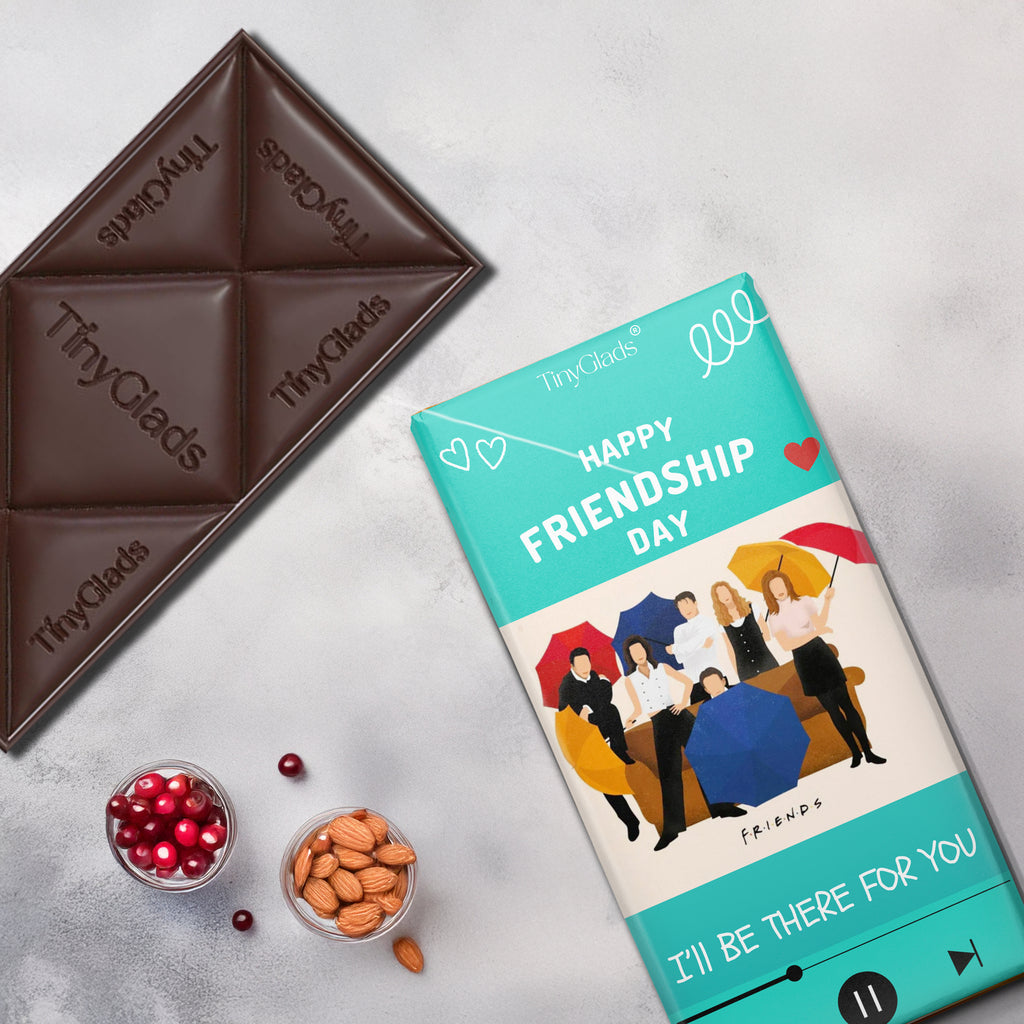 FRIENDS-Inspired Friendship Day Chocolate Bar | Premium Gift