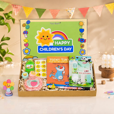TinyGlads Bright Minds Children's Day Activity Hamper | Creative Gift Box