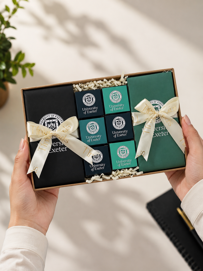 Customized Corporate Chocolate Gift Box for Universities | Truffles & Chocolate Bars