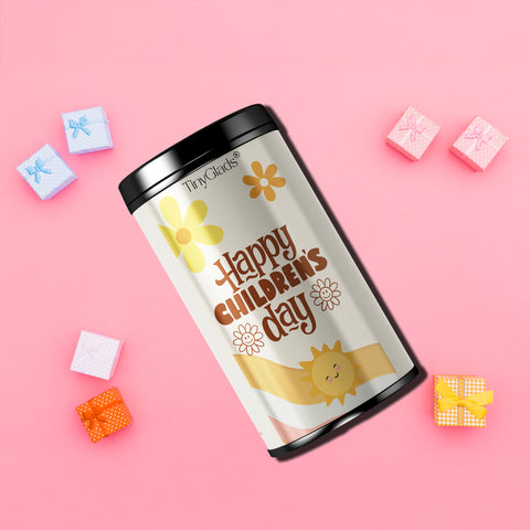TinyGlads Sunshine Smiles Chocolate Jar | 12 Gourmet Truffles