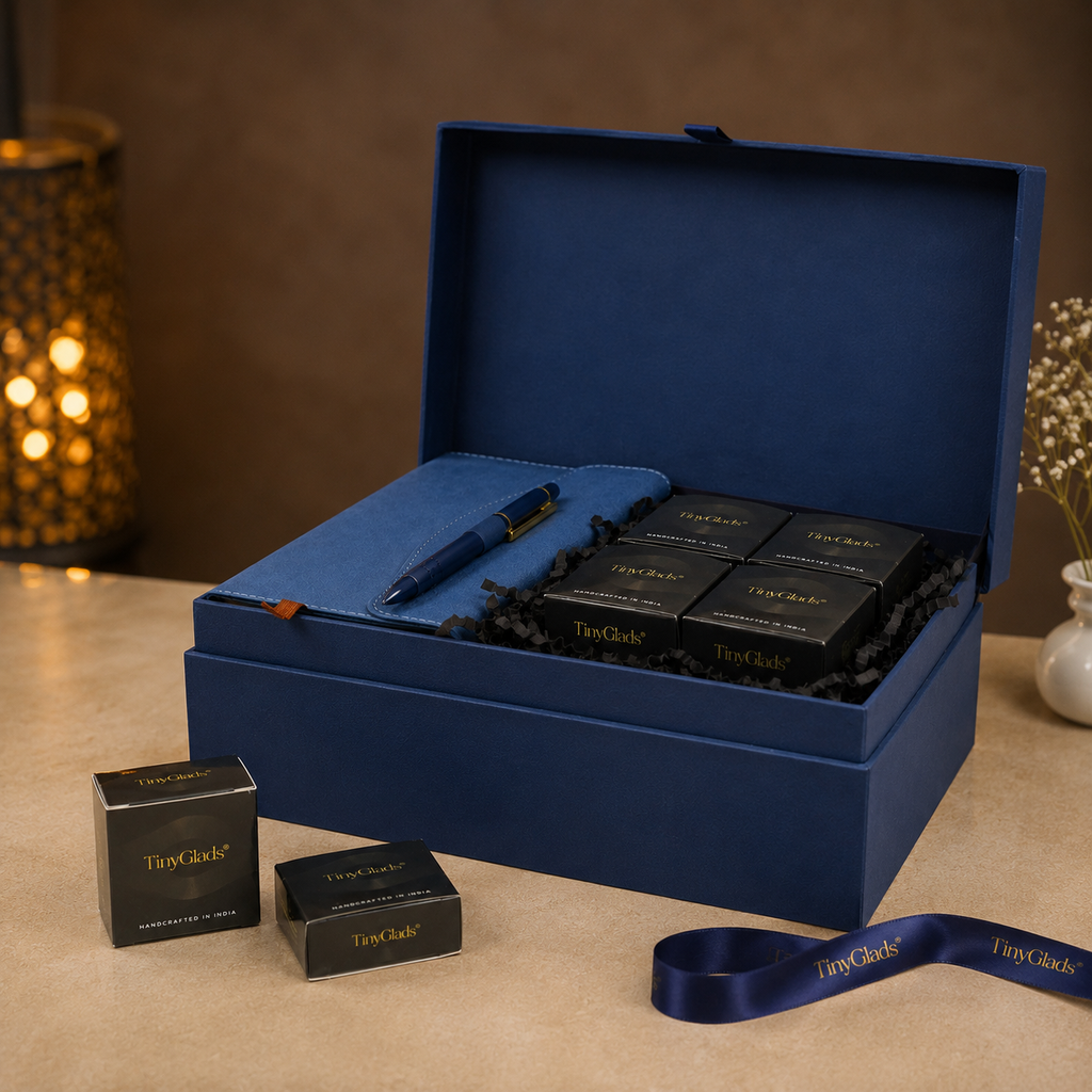 Corporate Gift Box | Premium Diary, Pen & 6 Truffles with Logo Branding