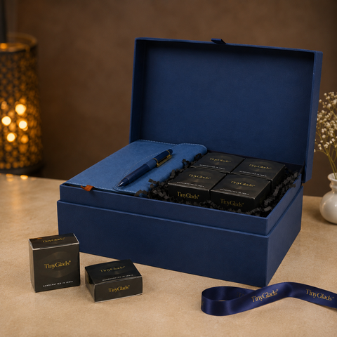 Corporate Gift Box | Premium Diary, Pen & 6 Truffles with Logo Branding