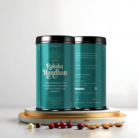 TinyGlads Raksha Blessings Chocolate Truffle Jar | 12 Gourmet Truffles