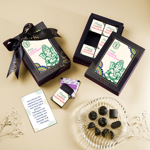 Ganesh Chaturthi Chocolate Photo Frame Gift Box – 6 Premium Truffles