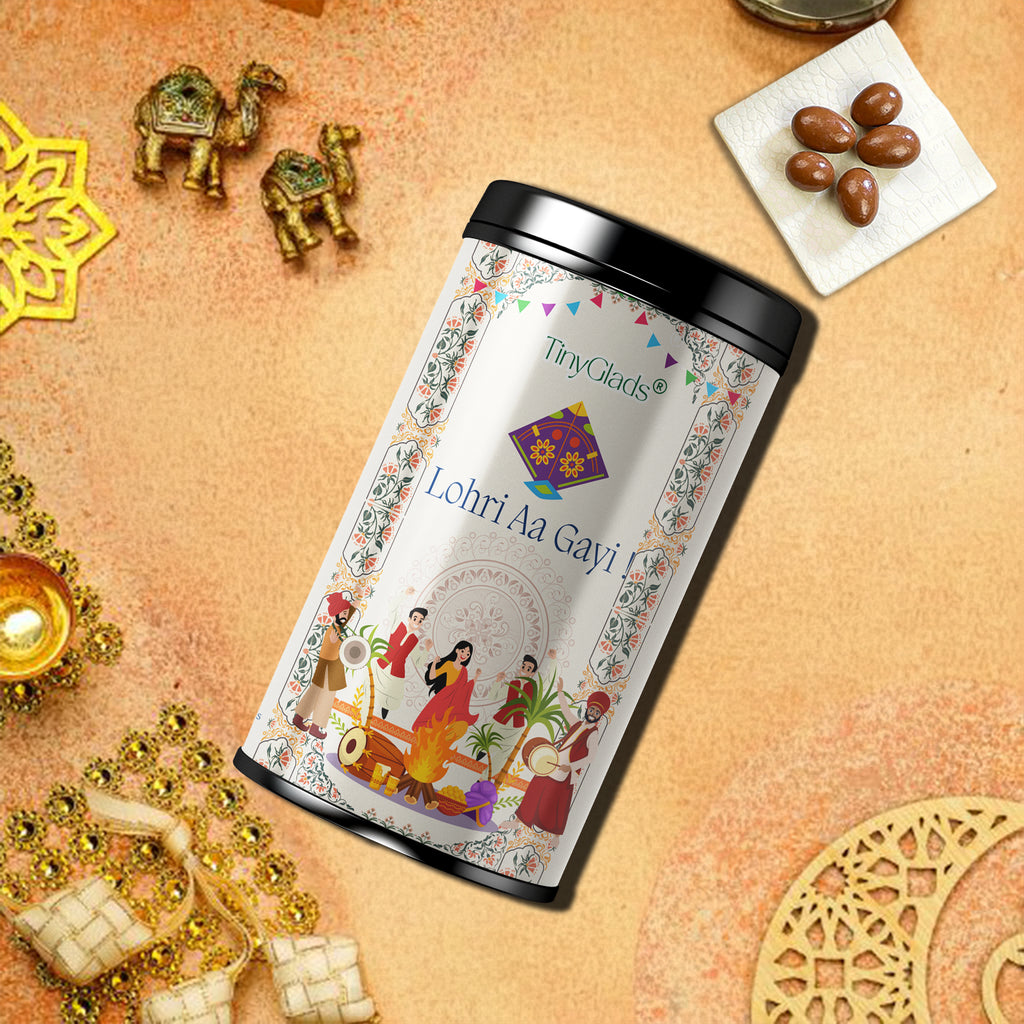 TinyGlads Lohri Special Chocolate Truffle Jar | 12 Chocolates