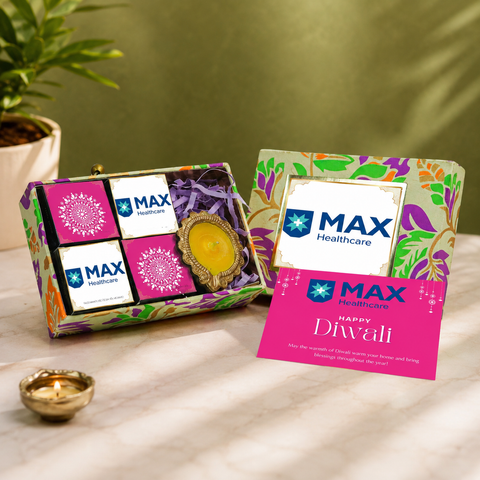 Customized Logo Corporate Diwali Chocolate Gift Box