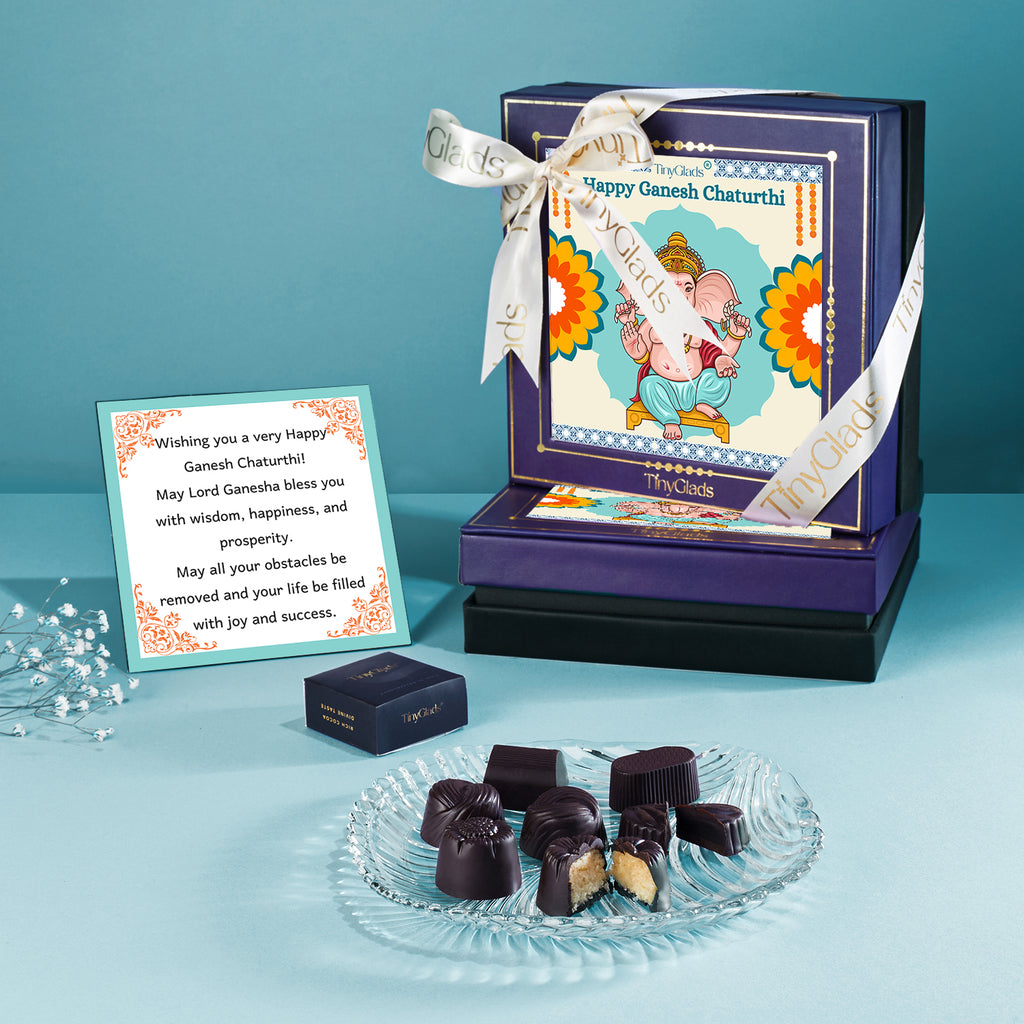 Ganesh Chaturthi Gourmet Truffle Box – 9 Handcrafted Truffles