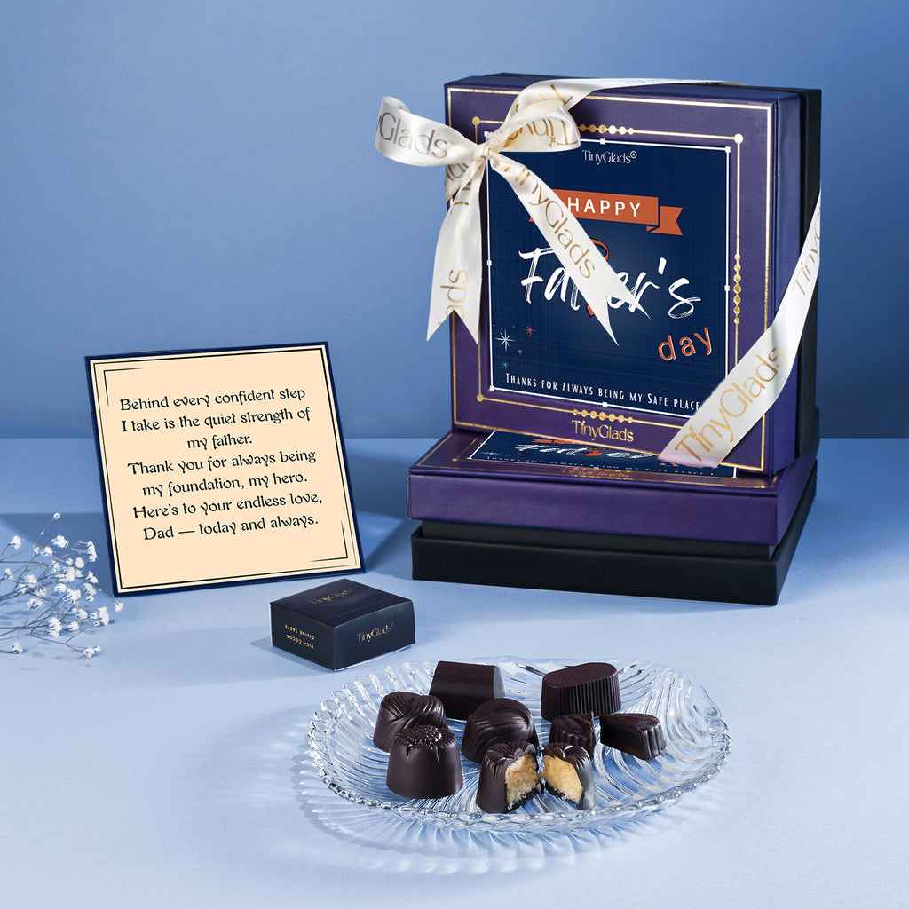 Father’s Day Premium Chocolate Box – 9 Chocolates Inside
