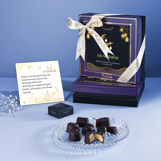 TinyGlads Gourmet Eid Chocolate Gift Box | 9 Premium Truffles