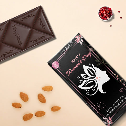 TinyGlads Grace in Bloom Chocolate Bar | Women's Day Edition | 80g