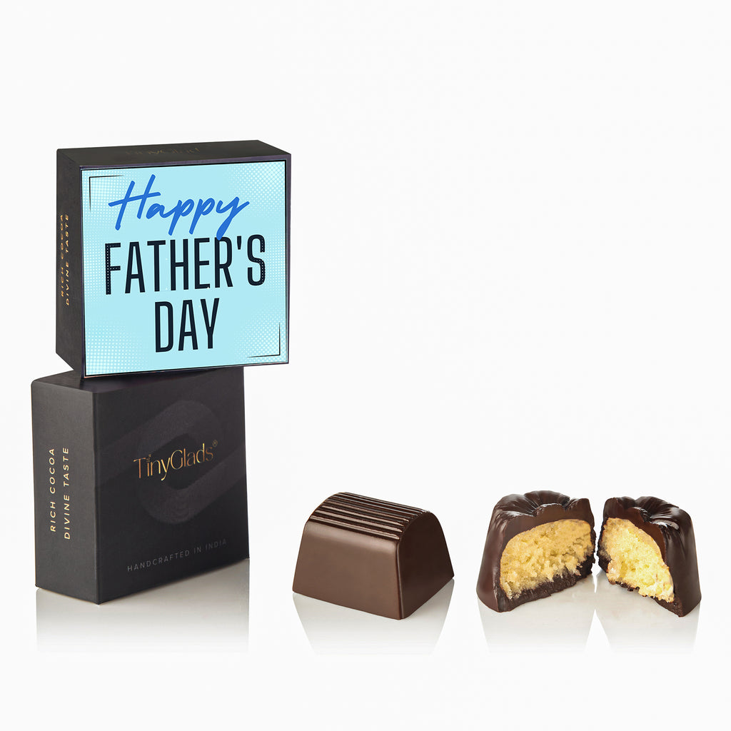 TinyGlads Best Dad Ever Father’s Day Chocolate Gift Box – 12 Pcs Inside