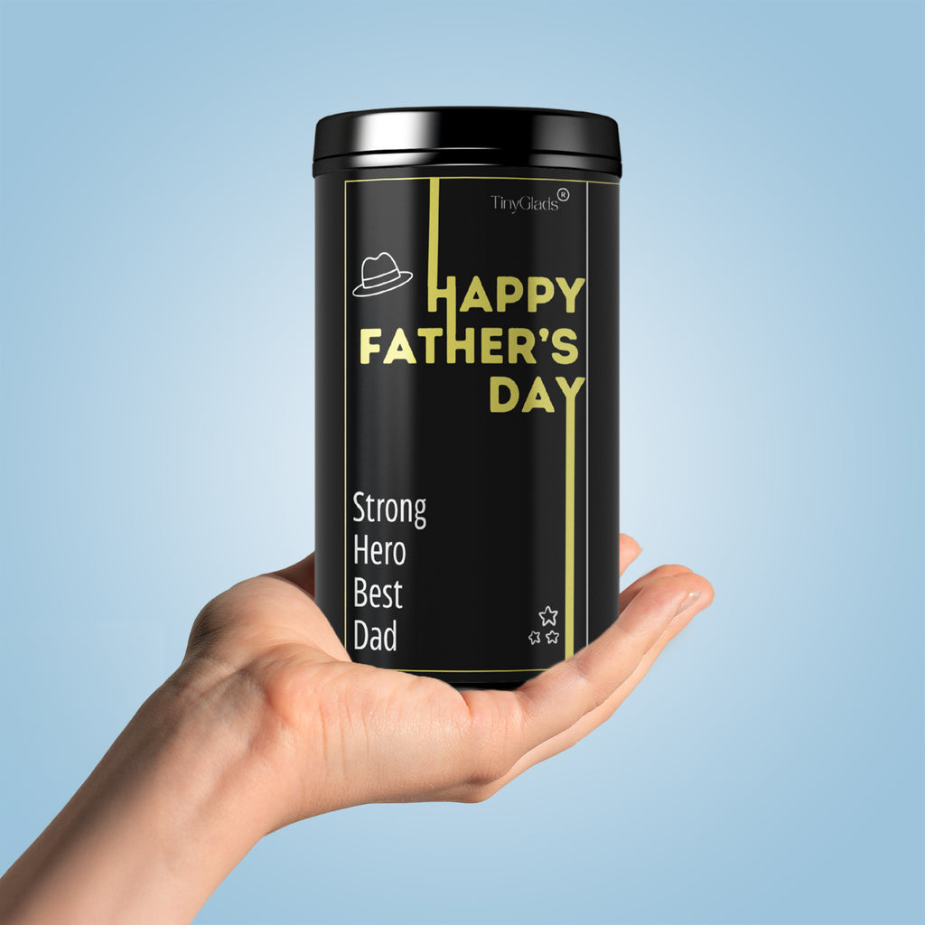 Strong Hero Best Dad Chocolate Jar