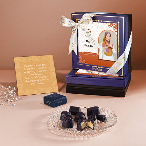 TinyGlads Personalized Ramadan Chocolate Gift Box | 9 Truffles