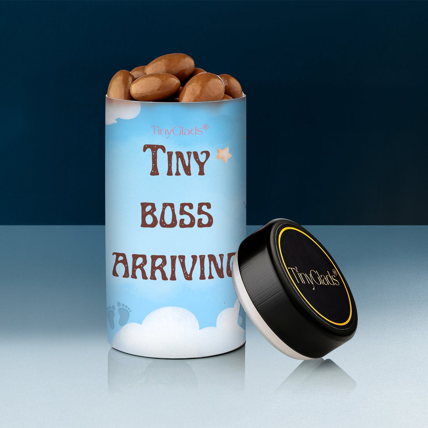 Baby Shower Welcome Baby Chocolate Box – Jar, Bar & Truffles