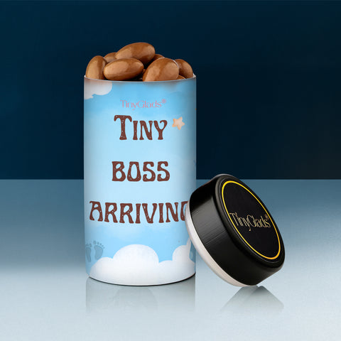 Baby Shower Welcome Baby Chocolate Box – Jar, Bar & Truffles