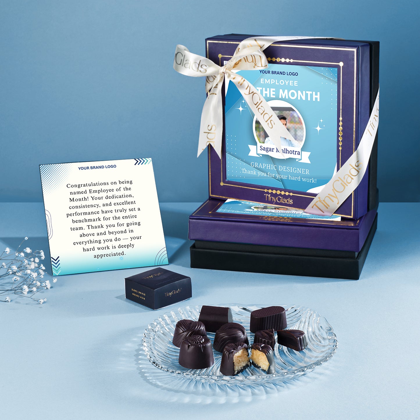 Employee of the Month | Custom Chocolate Recognition Gift