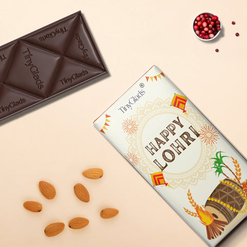 TinyGlads Classic Lohri Chocolate Bar | 80g