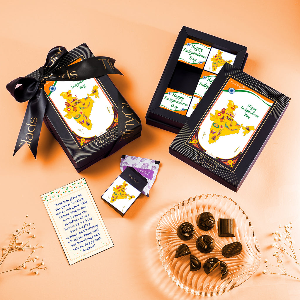 Corporate Gifting Independence Day Chocolate Box | 6 Truffles