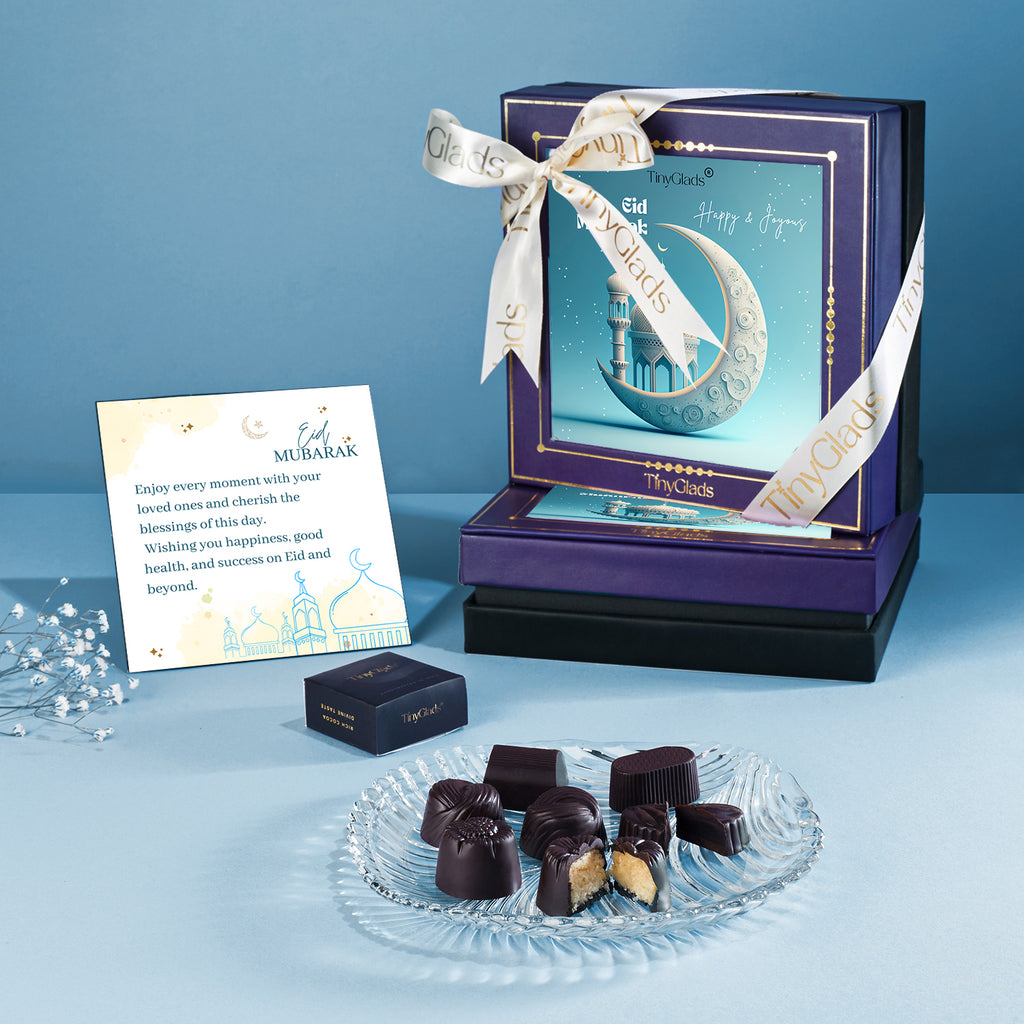 TinyGlads Eid Moonlight Chocolate Gift Box | 9 Handcrafted Truffles